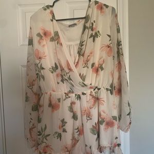 Brand NEW Floral Romper (shorts romper)
